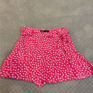 Zara - Pink Floral Skort